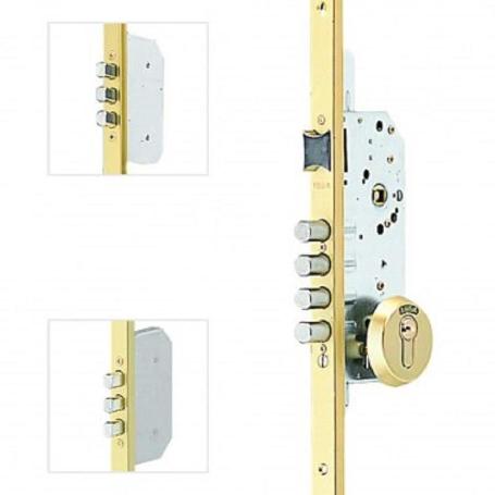 CERRADURA SEG. TESA 3P T2B364566LE ENTRADA 60,CERR-45MM,DORADA,BOMB.30-30L