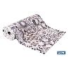 ROLLO DE ALFOMBRA VINILICA DISEÑO ARABESCO 84% VINILO 16% POLIESTER 52 X 20 M