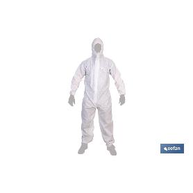BUZO CON CAPUCHA TIPO 5 Y 6 BLANCO TALLA L