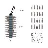 JUEGO DE 20 PUNTAS CON MOSQUETON PARA CINTURON. ACERO CROMO VANADIO.