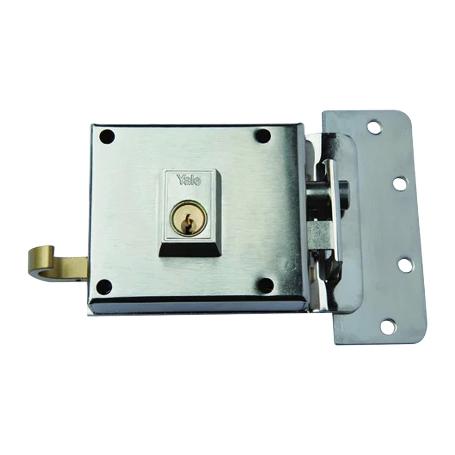 CERRADURA DE SOBREPONER DE UN PUNTO DE CIERRE 6 CON PALANCA Y PICAPORTE, CILINDRO FORJADO, ENTRADA DE 60MM, CAJA DE