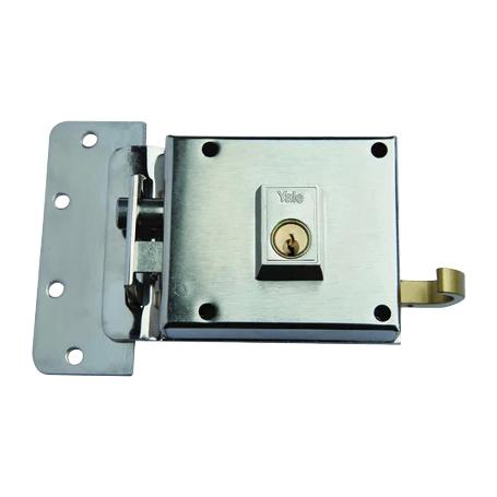CERRADURA DE SOBREPONER DE UN PUNTO DE CIERRE 6 CON PALANCA Y PICAPORTE, CILINDRO FORJADO, ENTRADA DE 55MM, CAJA DE