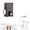 YALE AZBE CERRADURA     56-CR HP  60 SOBREPONER IZQDA.CIL.REDOND