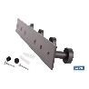 PERCHERO DE PARED NEGRO DE ACERO CON 4 POMOS 21,6 X 2,7 X 2,8 CM