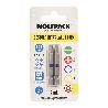 PUNTAS LARGAS DESTORNILLADOR TORX T30 (2 PIEZAS). ACERO S2 AL CROMO VANADIO. PUNTAS HEXAGONALES, DESTORPUNTAS,