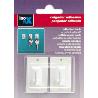 PERCHA ADH.2040 BLAN.BLISTERX 2UD.