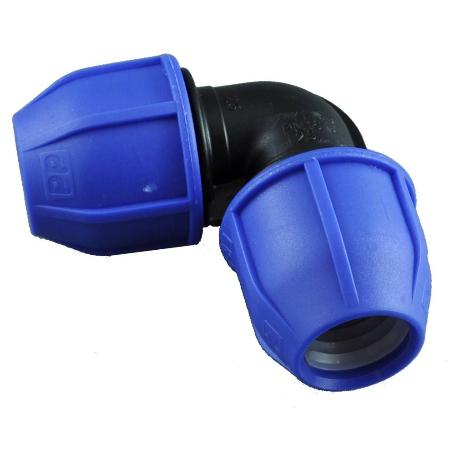CODO POLIET.90º 20X20
