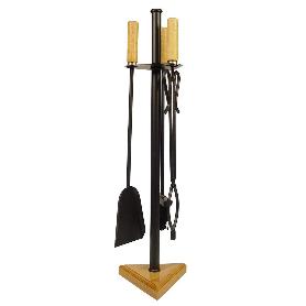 JUEGO CHIMENEA TRIANGULAR 4 PZAS 12010N