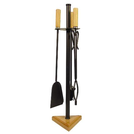 JUEGO CHIMENEA TRIANGULAR 4 PZAS 12010N