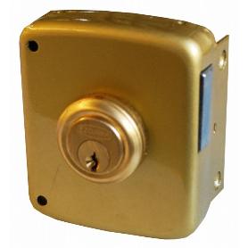 EZCURRA CERRADURA SOBREPONER 1124-  80 DERECHA ESMALTADA 1118181