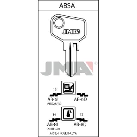 LLAVES JMA TIPO C MOD AB- 6I (CAJA 50 UNIDADES)