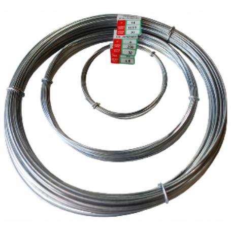 SIFER ALAMBRE GALVANIZADO EN 5 KG Nº   8   1.30 MM 483M-ROLLO