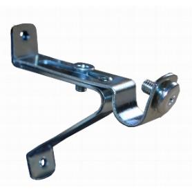 SOPORTE BARRA  8 12 FRENTE EXTENSIBLE CROMO CON TORNILLO 1200801