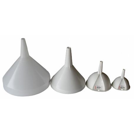 EMBUDOS PLASTICO BLANCO DE 13 CM  1-4 LITROS 4737