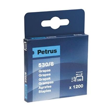 PETRUS GRAPAS COBREADA 530-  4 MM CAJA 1200 UND 77512