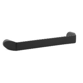 TIRADOR ZAMAK ALAN ACABADOS NIQUEL SATINADO, ORO SATINADO, NEGRO MATE ACABADO NEGRO MATE DIST. AGUJERO DIST. 96MM.