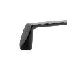 TIRADOR ZAMAK ALAN ACABADOS NIQUEL SATINADO, ORO SATINADO, NEGRO MATE ACABADO NEGRO MATE DIST. AGUJERO DIST. 96MM.