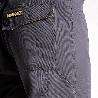 PANTALONES LARGOS DETRABAJO, MULTIBOLSILLOS, RESISTENTES, RODILLA REFORZADA, GRIS/AMARILLO TALLA 42/44 M (SLIM FIT)