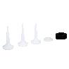 SET ACCESORIOS PARA PISTOLA ALUMINIO / ACERO APLICAR MORTERO 660 CC. 02210502