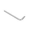 LLAVE TORX INVIOLABLE LARGA ACERO CROMO VANADIO PROFESIONAL T08 MM. LLAVE ESTRELLA, LLAVE ALLEN ESTRELLA