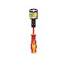 DESTORNILLADOR PHILLIPS AISLADO CERTIFICADO VDE 1.000 V. MEDIDA PH 1 - 4,5 X 80 MM. DESTORNILLADOR SEGURIDAD ELECTR