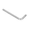 LLAVE TORX INVIOLABLE STANDAR ACERO CROMO VANADIO PROFESIONAL T25 MM. LLAVE ESTRELLA, LLAVE ALLEN ESTRELLA