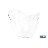 CUBITERA TRANSPARENTE POLIESTIRENO 8 L