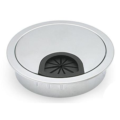 PASACABLE ZMK PALMA Ø80 H13,5 CROMO MATE