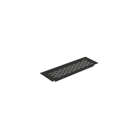 REJILLA VENTILZACIÓN ZÓCALO ALUMINIO ACABADO NEGRO MEDIDA REJILLA 225X70