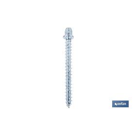 TIRAFONDO PARA ABRAZADERA METALICA 8X40 VENTA UNITARIA