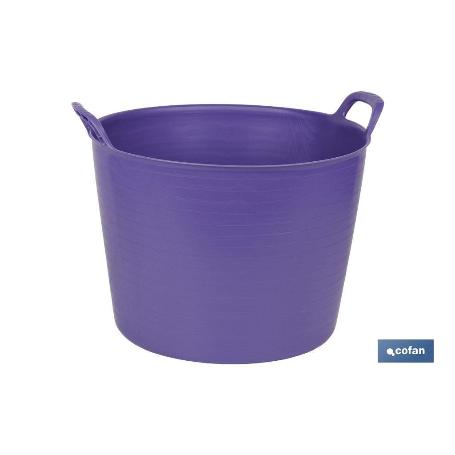 CAPAZO 42 L VIOLETA  48.5 X 45 X 38 CM   CAJA 6 UNID.