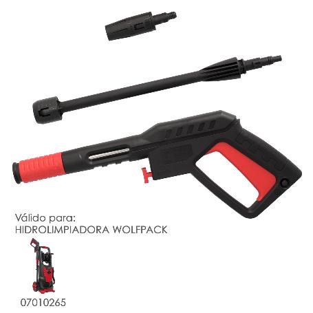 PISTOLA PARA HIDROLIMPIADORA WOLFPACK 07010265 150 BAR
