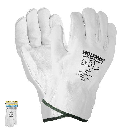 GUANTES PIEL FLOR  10 CON COLGADOR (PAR)