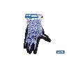 GUANTE ANTICORTE HPPE IMPREGNADO DE NITRILO SANDY COAT TALLA 6   CAJA 12 UNID.