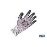 GUANTE ANTICORTE HPPE IMPREGNADO DE LATEX RUGOSO TALLA 7   CAJA 12 UNID.