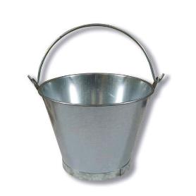 Cubo zinc asa lisa 14 35x26 (14 litros)