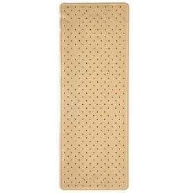 ALFOMBRA BAÑO CAUCHO 97X35 BEIG