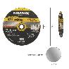 DISCO CORTE ABRASIVO ACERO INOXIDABLE Ø 230X Ø 22,2 MM ESPESOR 1,9 MM DISCO RADIAL / AMOLADORA UNIVERSAL CON TODAS 