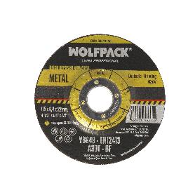 DISCO REPASAR ABRASIVO Ø 115 X Ø 22 MM. ESPESOR 6,4 MM. DISCO RADIAL / AMOLADORA UNIVERSAL COMPATIBLE CON TODAS LAS