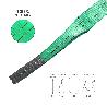 ESLINGA PLANA DOBLE BANDA 2.000 KG. FACTOR SEGURIDAD 7:1, LONGITUD: 3 METROS ANCHO 6 CM. 100% POLIESTER. COLOR VERD