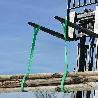 ESLINGA PLANA DOBLE BANDA 2.000 KG. FACTOR SEGURIDAD 7:1, LONGITUD: 3 METROS ANCHO 6 CM. 100% POLIESTER. COLOR VERD