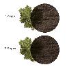 MALLA SOMBREO ROLLO 4 X 50 METROS, REDUCE RADIACIÓN, PROTECCIÓN JARDÍN Y TERRAZA, REGULA TEMPERATURA, COLOR MARRÓN