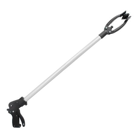 PINZA COGER OBJETOS 88 CM DE ALUMINIO CON VENTOSAS Y SEGURO DE BLOQUEO