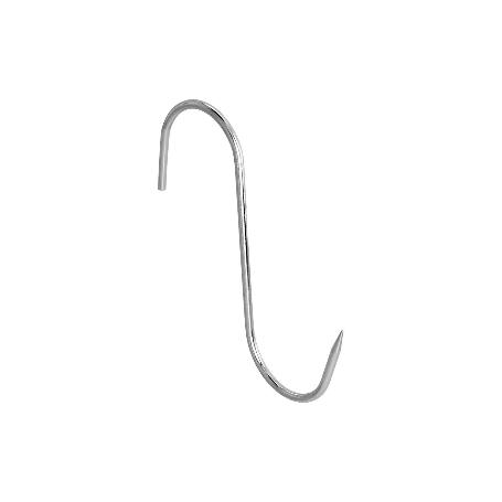 GANCHO CARNICERO INOXIDABLE Nº 3 DE 140 X 5 MM. GANCHO PARA PRODUCTOS CARNICOS.