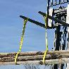 ESLINGA PLANA DOBLE BANDA 3.000 KG. FACTOR SEGURIDAD 7:1, LONGITUD: 6 METROS ANCHO 9 CM. 100% POLIESTER. COLOR AMAR