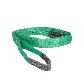 ESLINGA PLANA DOBLE BANDA 2.000 KG. FACTOR SEGURIDAD 7:1, LONGITUD: 4 METROS ANCHO 6 CM. 100% POLIESTER. COLOR VERD