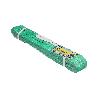 ESLINGA PLANA DOBLE BANDA 2.000 KG. FACTOR SEGURIDAD 7:1, LONGITUD: 4 METROS ANCHO 6 CM. 100% POLIESTER. COLOR VERD