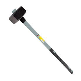 MAZA CON MANGO FIBRA VIDRIO 4 KG. CABEZA FORJADA, CON ANILLO ANTI VIBRACIÓN, MAZA / PORRO