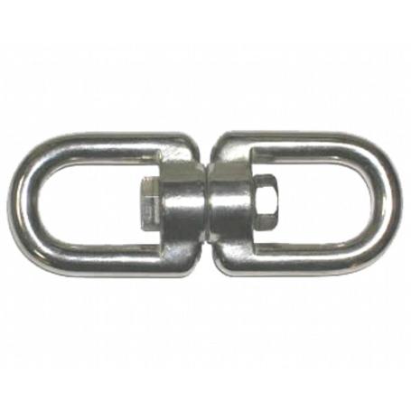 GRILLETE GIRATORIO DOBLE AVL GALVANIZADO M-10   3-8 (CAJA 5 UNIDADES)