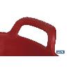 CAPAZO 42 L ROJO  48.5 X 45 X 38 CM   CAJA 6 UNID.